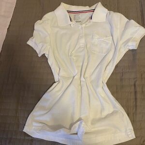 Classic White Kids Polo Shirt